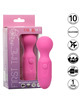 calexotics - first time masajeador recargable 10 vibraciones rosa