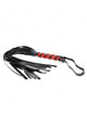Chicote Kink Cabo Curto Preto e Vermelho 45 cm