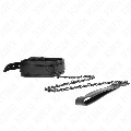 kink - neoprene bondage collar model 1 with belt 78 cm adjustable 37.5 x 49.5 cm