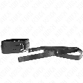 Coleira Kink Leather com Trela Preto