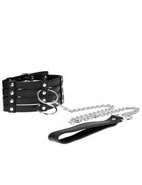 kink - collar con correa 65 cm estilo sub ajustable 35-51 cm x 7 cm