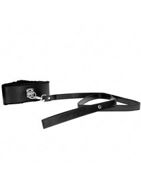 Coleira Kink Spikes com Trela Preto