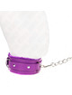 kink - collar con correa 65 cm con restricciones morado ajustable 36-42 cm x 5.5 cm