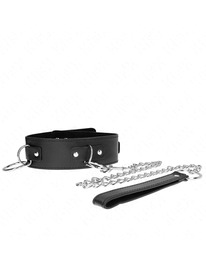 kink - collar con correa 65 cm 3 anillos modelo 2 ajustable 36-43 cm x 5 cm