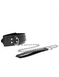 kink - necklace with strap 65 cm silver buckles adjustable 33-46 cm x 5.5 cm