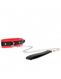 kink - collar con correa 65 cm modelo bÁsico modelo 3 rojo 53 x 5 cm