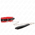 kink - basic model collar with leash 65 cm model 3 red 53 x 5 cm