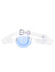 Kink - mordaza forma chupete 5.5 x 4 cm celeste ajustable 43-60 cm