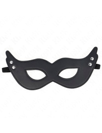kink - leatherette mask with rivets model 1 26 x 8 cm