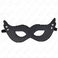 kink - leatherette mask with rivets model 1 26 x 8 cm