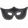 kink - leatherette mask with rivets model 2 30 x 12 cm