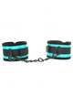 kink - muÑequeras negro-azul ajustable 18-32 cm x 5 cm