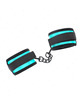 kink - muÑequeras negro-azul ajustable 18-32 cm x 5 cm