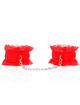 Kink - muÑequeras elÁsticas de encaje rojo