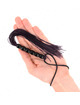 kink - mini silicone whip with 6 black beads 26 cm