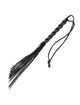 kink - mini silicone whip with 6 black beads 26 cm