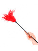 kink - multiple red tickle feathers 45 cm