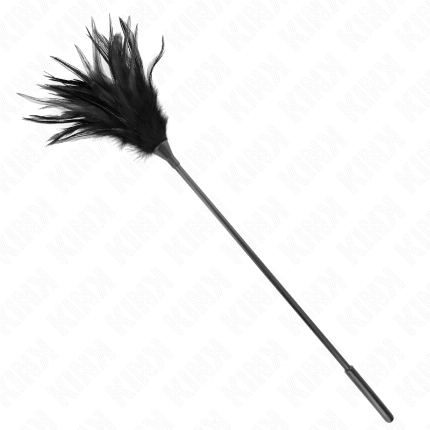 kink - plumas mÚltiples para cosquillas negro 45 cm