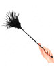 kink - multiple black tickle feathers 45 cm