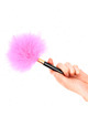 kink - plumas para cosquillas metal dorado fucsia 18 cm