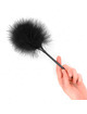 kink - plumas para cosquillas negro usado para el kit bondage 27 cm