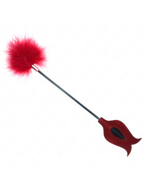 kink - tickle feathers with rose-shaped paddle 8 cm