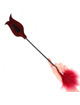 kink - plumas para cosquillas con paleta forma de rosa 38 cm