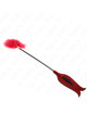 kink - plumas para cosquillas con paleta forma de rosa 38 cm