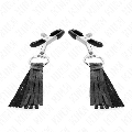 Pinças para Mamilos Kink Tassel Couro