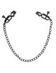 kink - flat chain nipple clamps black 30 cm