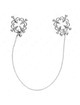 kink - metal flower nipple clamps with chain