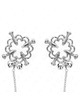 kink - metal flower nipple clamps with chain