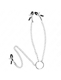 kink - triple nipple and clit clamps with chain model 0
