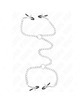 kink - 4 chain nipple clamps 32 cm with little chains 14 cm