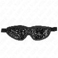 kink - venda con patrÓn de diamantes negro 20.5 x 6 cm
