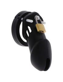 hidden desire - extreme chastity cock cage silicone size l black