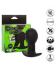 Plug Anal Calexotics Rock Bottom com Vibração Preto