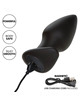 calexotics - rock bottom perfect anal plug 10 vibrations silicone black