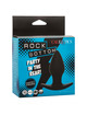calexotics - rock bottom perfect anal plug 10 vibrations silicone black