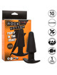 Plug Anal Calexotics Rock Bottom Cone com Vibração Preto