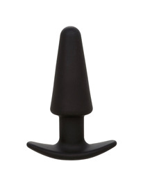 Plug Anal Calexotics Rock Bottom Cone com Vibração Preto
