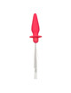 calexotics - southern lights light up plug anal con luces 10 vibraciones silicona rosa