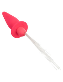 calexotics - southern lights light up anal plug 10 vibrations silicone pink