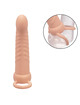 Strap On Calexotics Maxx Ribbed com Vibração Bege