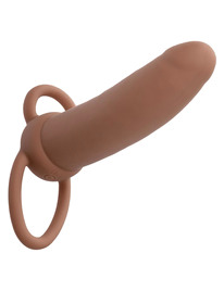 Strap On Calexotics Maxx Thick com Vibração Castanho