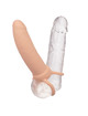 calexotics - maxx doble penetrador grueso 10 vibraciones natural