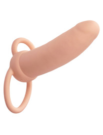 calexotics - maxx doble penetrador grueso 10 vibraciones natural