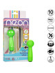 Calexotics - neon vibes the bubbly vibe mini massager 10 vibrations green