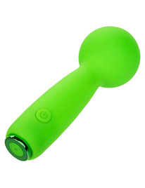 calexotics - neon vibes the bubbly vibe mini masajeador 10 vibraciones verde