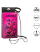 calexotics - euphoria collar halter y correa con cadena